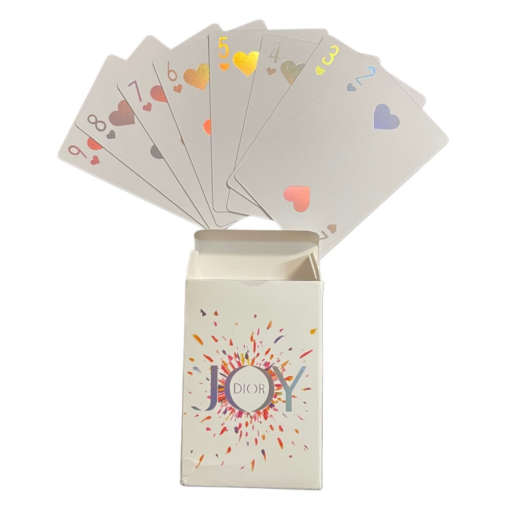 DIOR Joy HEART ♥️ Playing Cards in Hard sleeve - PICK ONE CARD